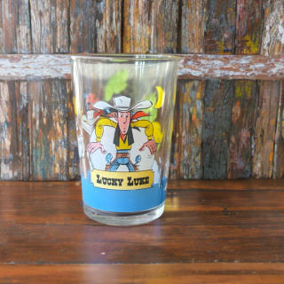 Verre à eau vintage Lucky Luke – Amora 1996