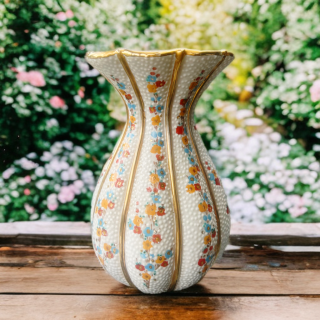 Vase vintage en majolique de Deruta – ARS Artigiana Deruta, années 1940-1950