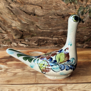 Pigeon en céramique de style Tonalá, Mexique, années 70