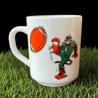 Mug publicitaire Esso Arcopal – Tigre Football américain – Années 70