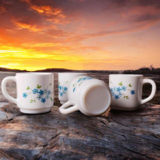 Lot de 4 tasses à espresso Arcopal - Collection Regina