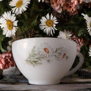 Tasse à café / chocolat Arcopal - Collection Marguerites